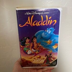 Disney Classic Aladdin VHS Tape Vintage Collectable.